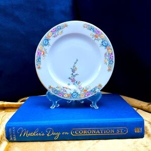 Vintage Hutschenreuther Selb Vernon dessert plate, Bavaria.